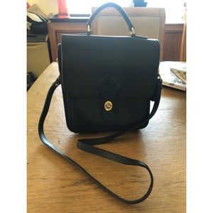 GLD - Black Leather crossbody bag